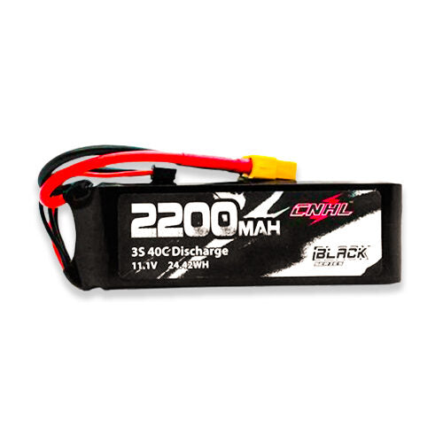 CNHL Black Series 2200mAh 7.4V 2S 30C Lipo Battery with XT60