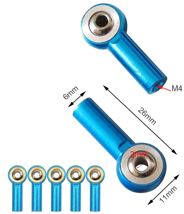 Ball Joint Aluminum M4 (Pack of 5)