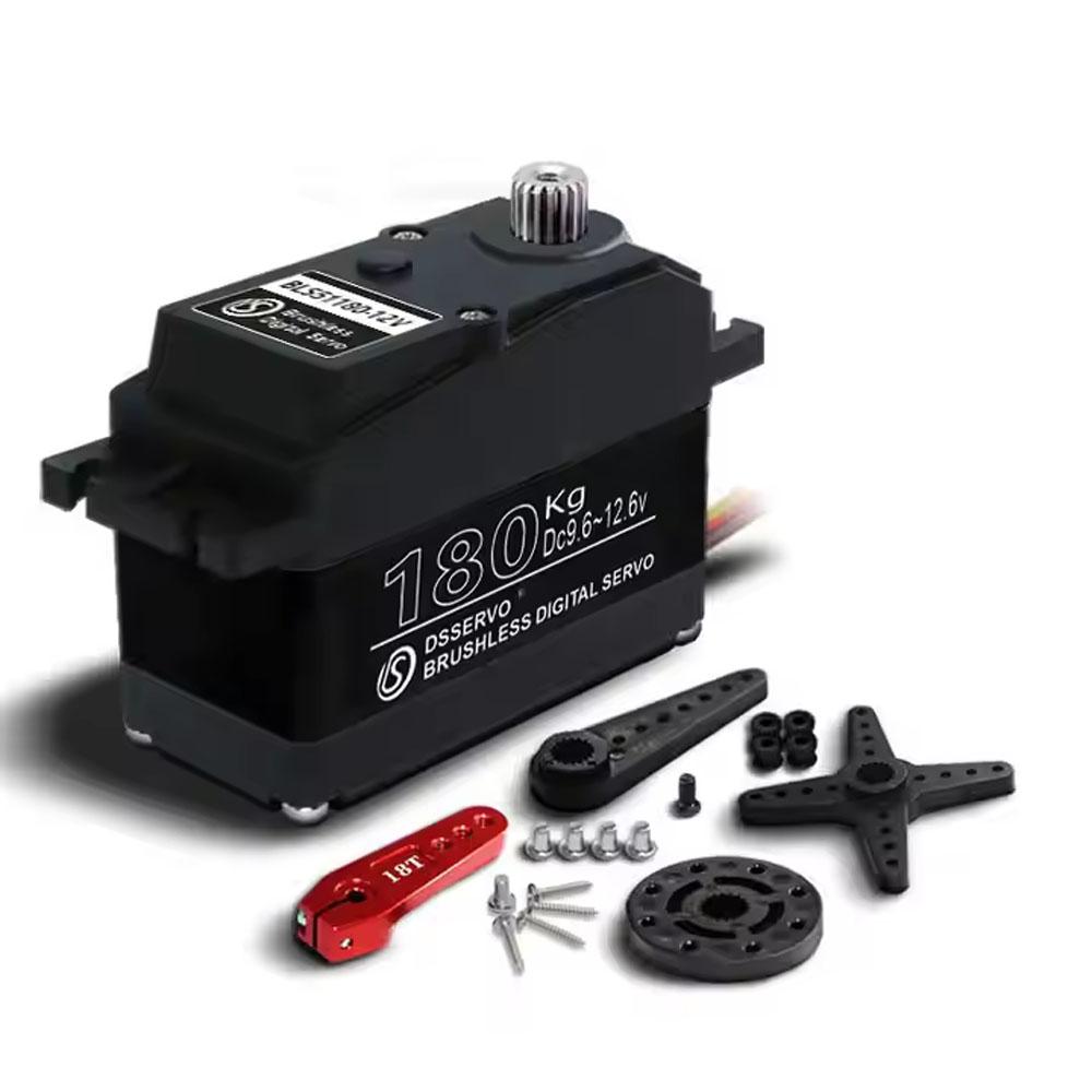 BLS51180 180KG Metal Gear Brushless Digital Servo Motor 180°