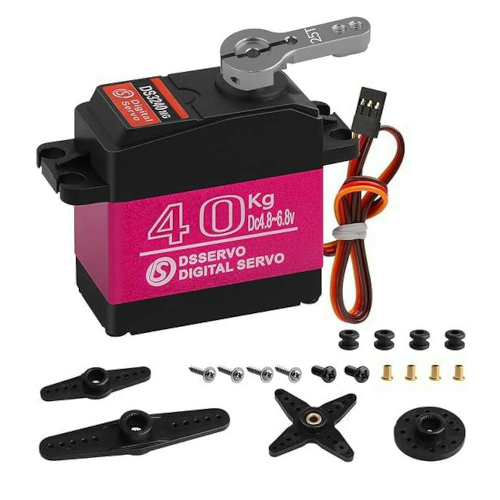 DS3240MG 40KG 270° Metal Gear Digital Servo Motor – High Torque for Arduino & RC