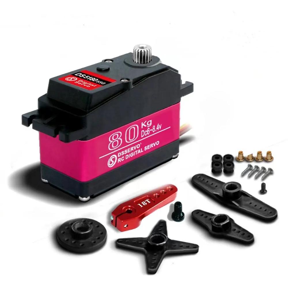 DS5180 80KG Metal Gear Digital Servo Motor – 270° High Torque