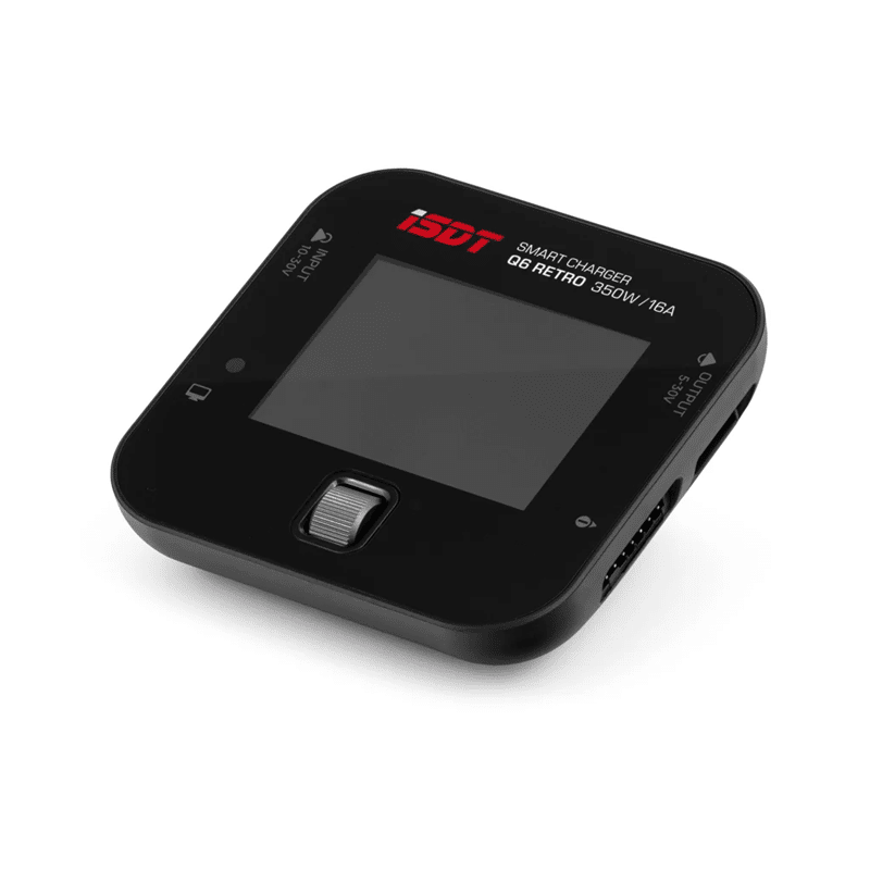ISDT Q6 Retro 350W DC Mini Charger | 1–6S LiPo / LiFe / LiHV / NiMH / Pb