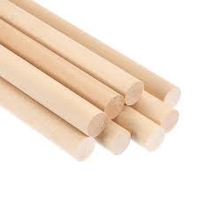 Balsa Wood Dowel 5mm x 1000mm – Pack of 5