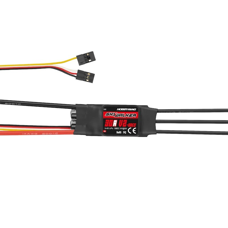 Hobbywing Skywalker 30A V2 ESC for Fixed Wing RC Aircraft