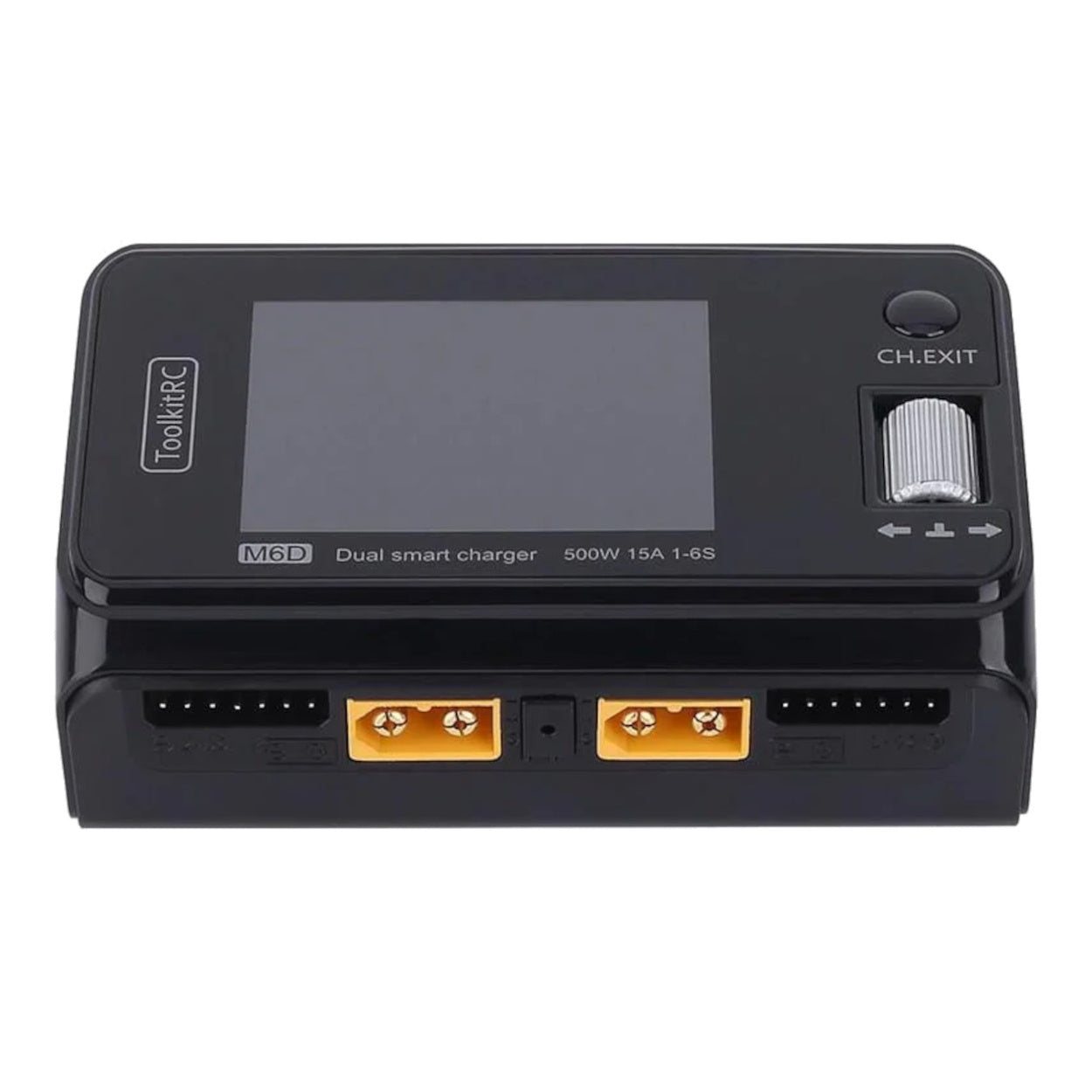 M6D Dual-Channel DC Smart Charger - 500W 15A 1-6S Synchronous Balance Charger