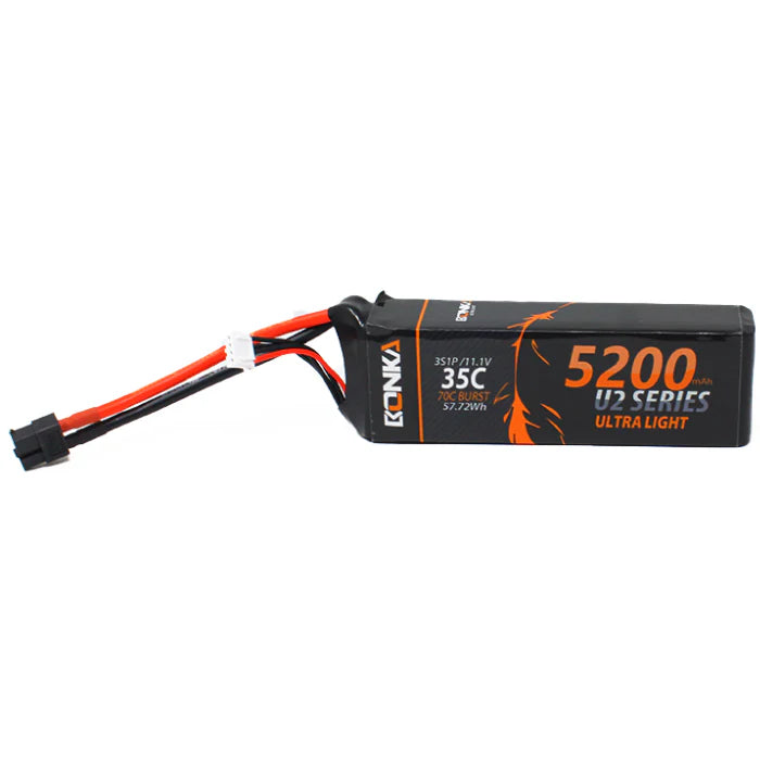 Bonka 11.1V 5200mAh 35C 3S1P LiPo Battery