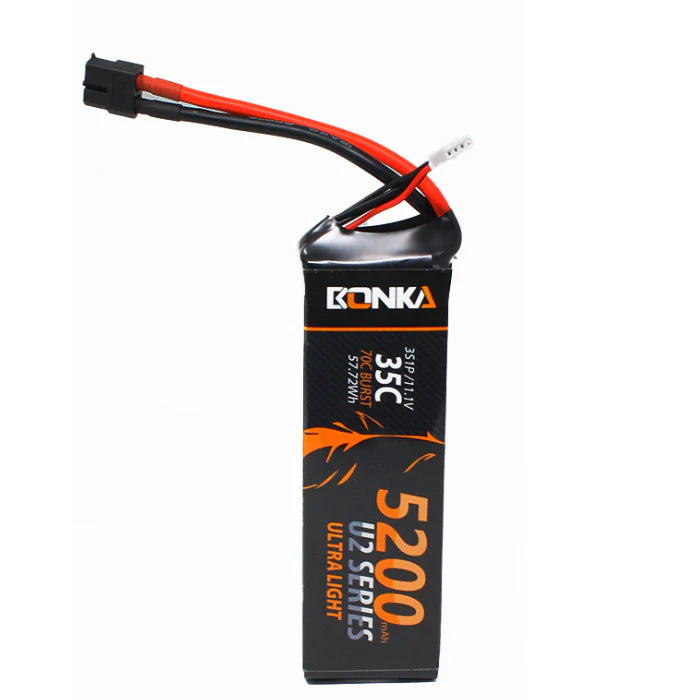 Bonka 11.1V 5200mAh 35C 3S1P LiPo Battery
