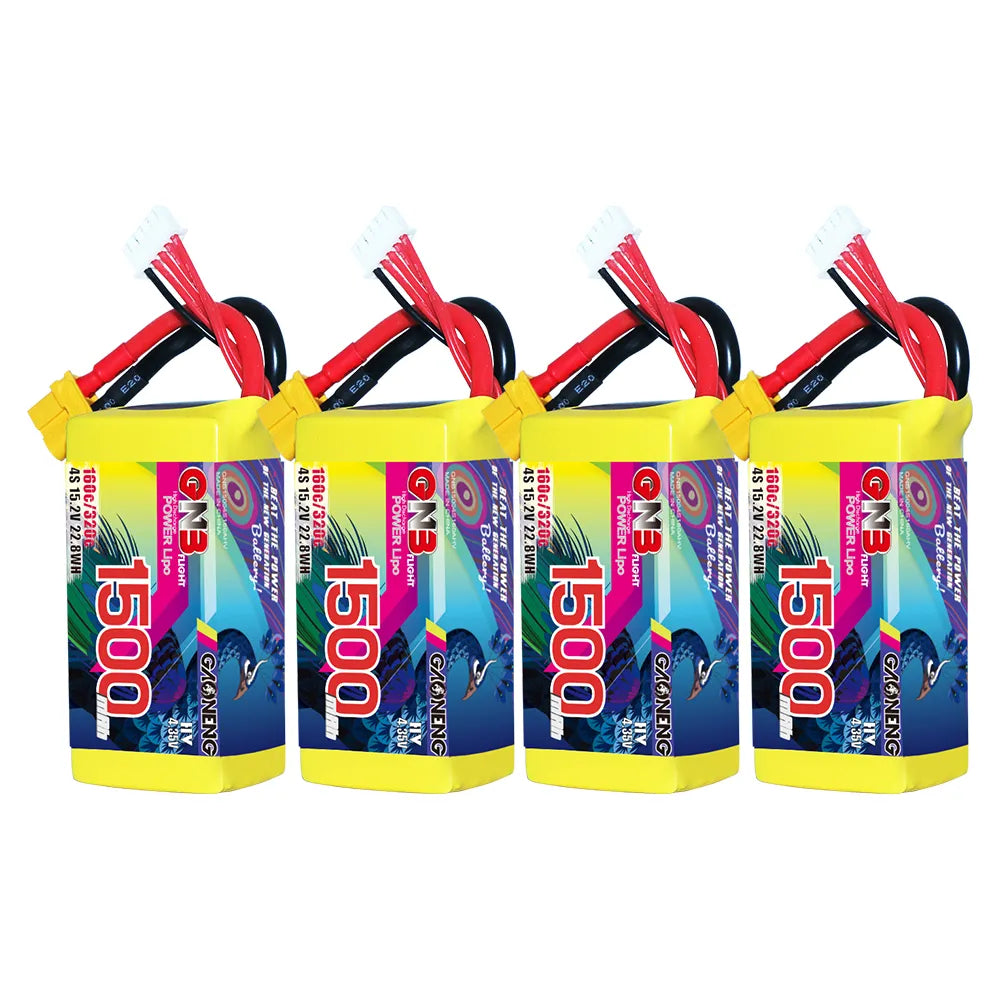 LiHV 4S 15.2V 1500mAh 160C XT60 LiPo Battery