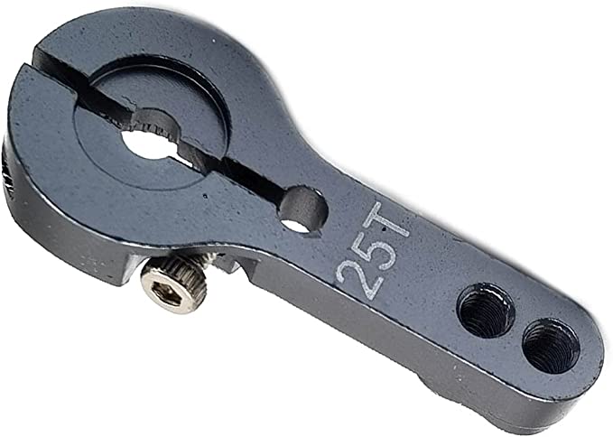 ALUMINUM ANODIZED CNC MACHINED SERVO ARM 25T 1” LENGTH M3 1PC