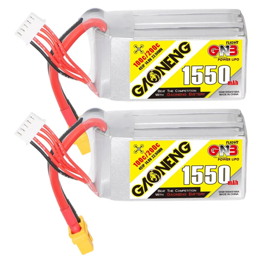 14.8V 4S 1550mAh 100C XT60 LiPo Battery