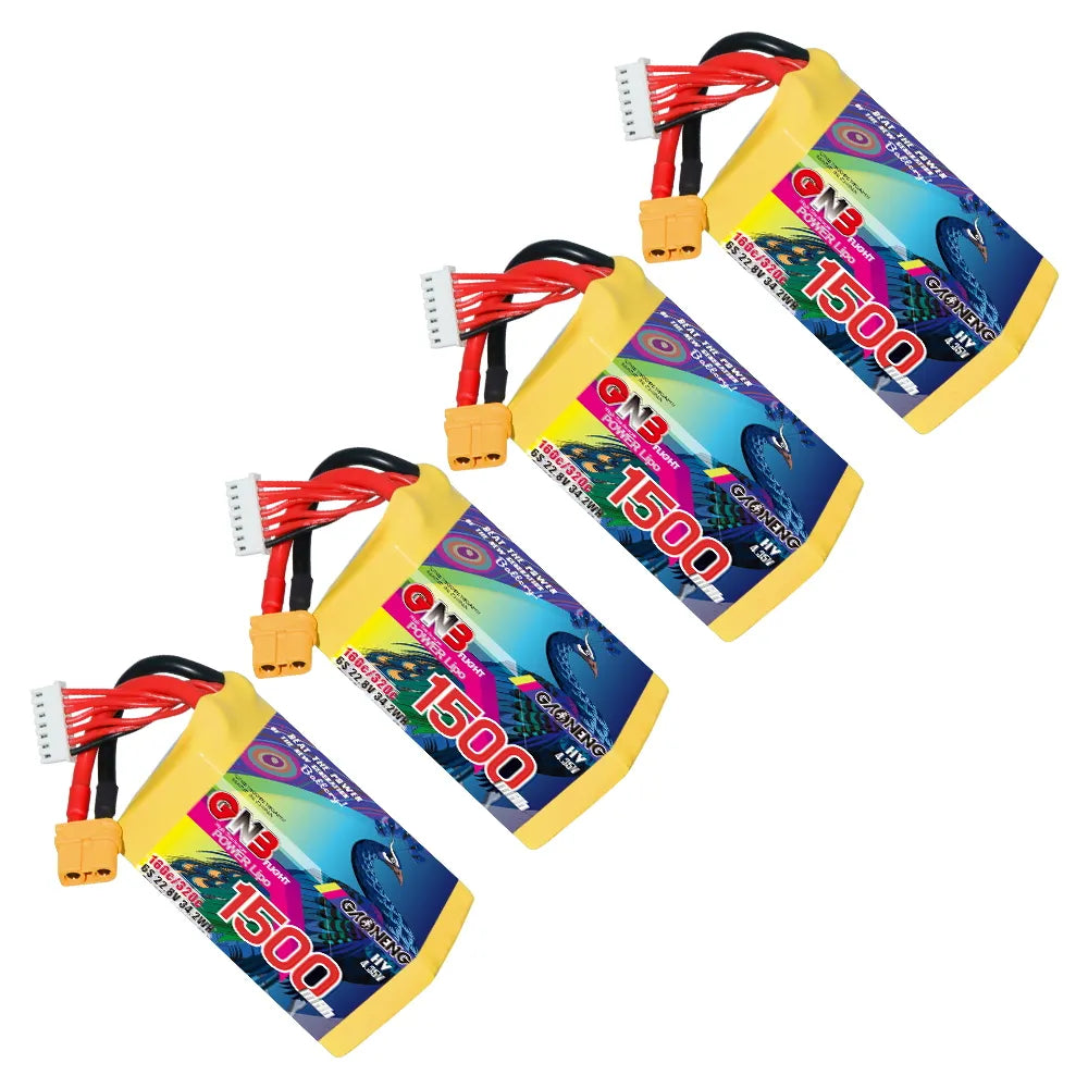 LiHV 6S 22.8V 1500mAh 160C XT60 LiPo Battery