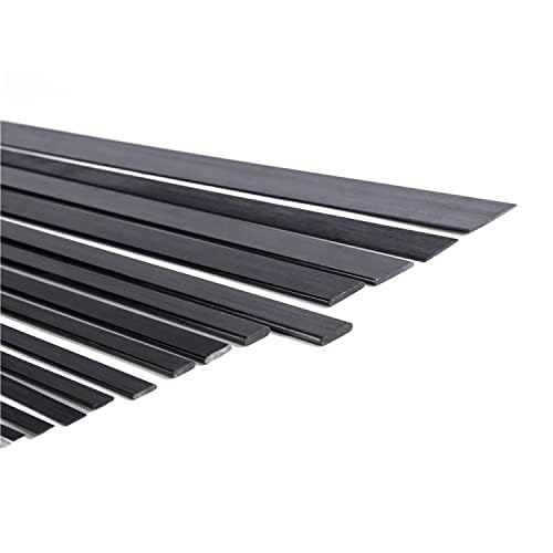 Carbon Fiber Strip 3mm x 0.5mm x 1000mm Pack of 2Pc