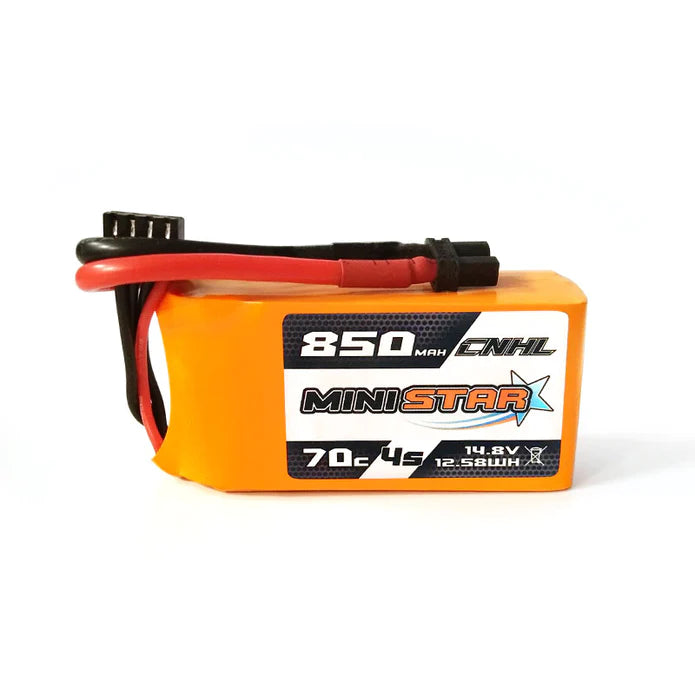 14.8V 850mAh 4S 70C Lipo Battery with XT30U