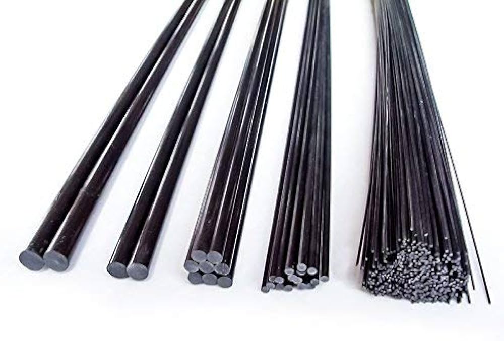 CARBON FIBER ROD 5MM X 1000MM PACK OF 2PC