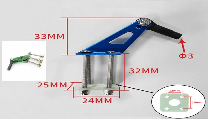 4 Point Aluminum Control Horn