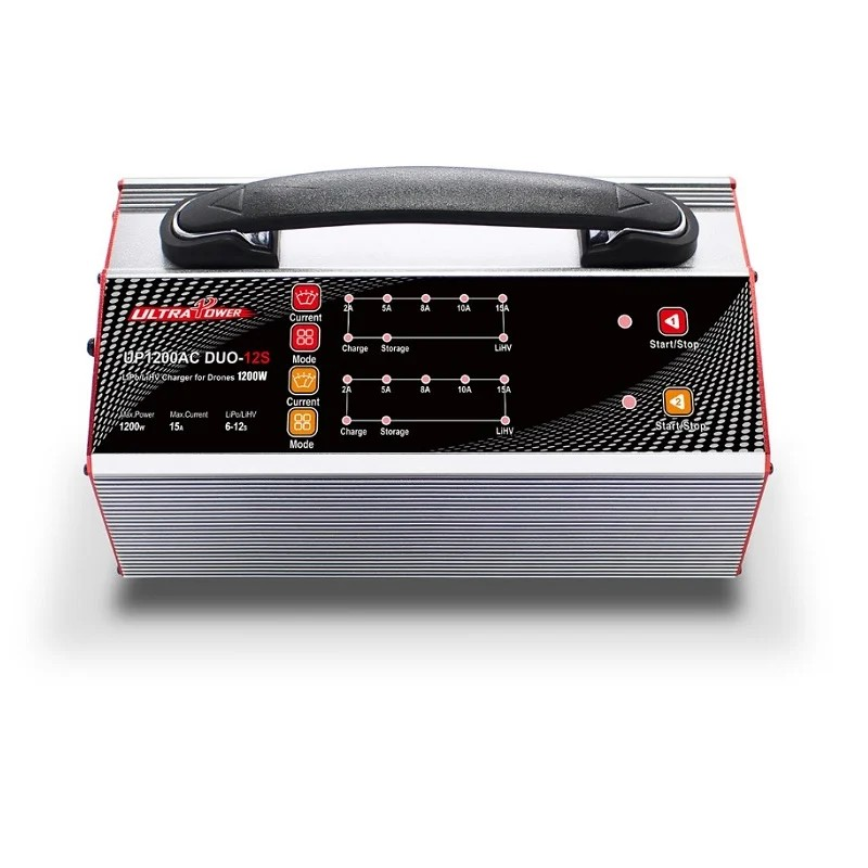 Ultra Power UP1200AC DUO 2x600W 15A 6-12S UAV Drone Battery Charger