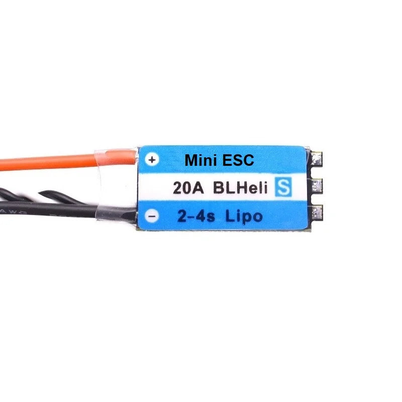 Readytosky 20A 2-4S Mini BLHeli-S OPTO ESC for FPV Race RC Helicopter