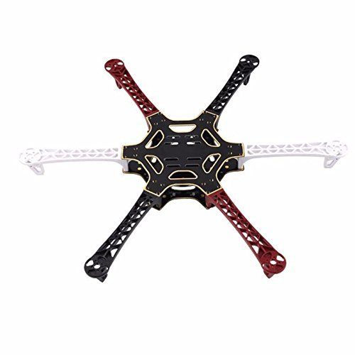 6-Axis 500 DJI Hexacopter Frame Airframe kit, Integrated PCB Wiring for DJI, KK, MK, MWC