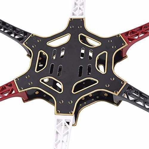 6-Axis 500 DJI Hexacopter Frame Airframe kit, Integrated PCB Wiring for DJI, KK, MK, MWC