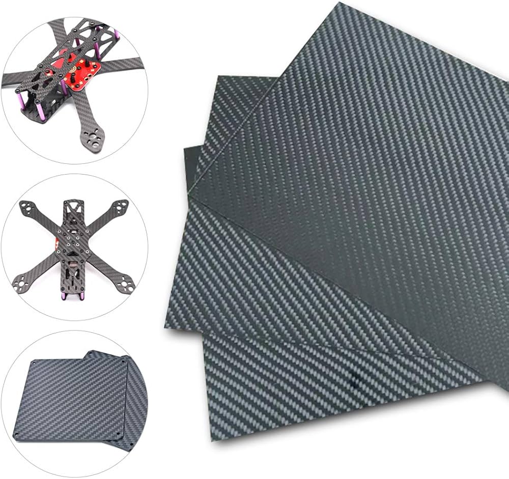 3K CARBON FIBER SHEET 4MM X 1000MM X 1000MM