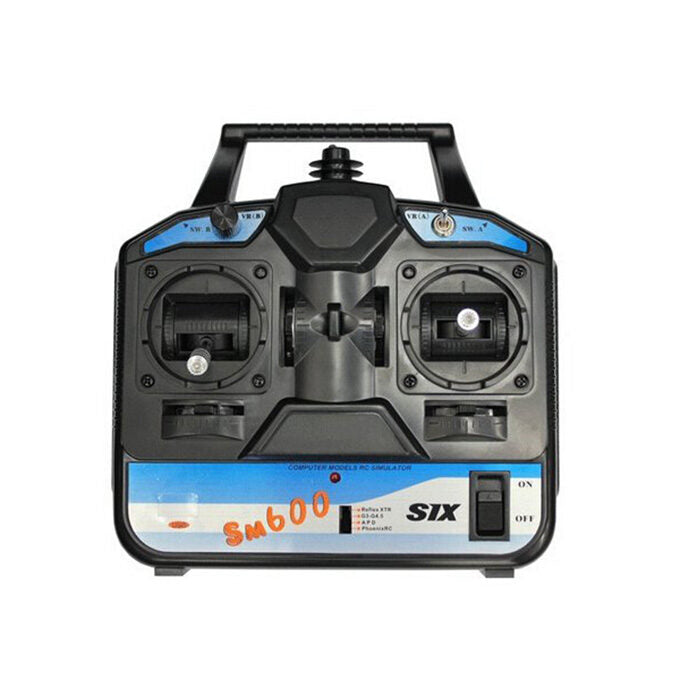 FlySky FS-SM600 6CH USB RC Flight Simulator Controller with SuperSimX (Mode 2)