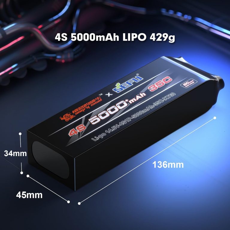 LIPO BATTERY MJX  4S 35C 14.8V 5000MAH  XT60 PLUG