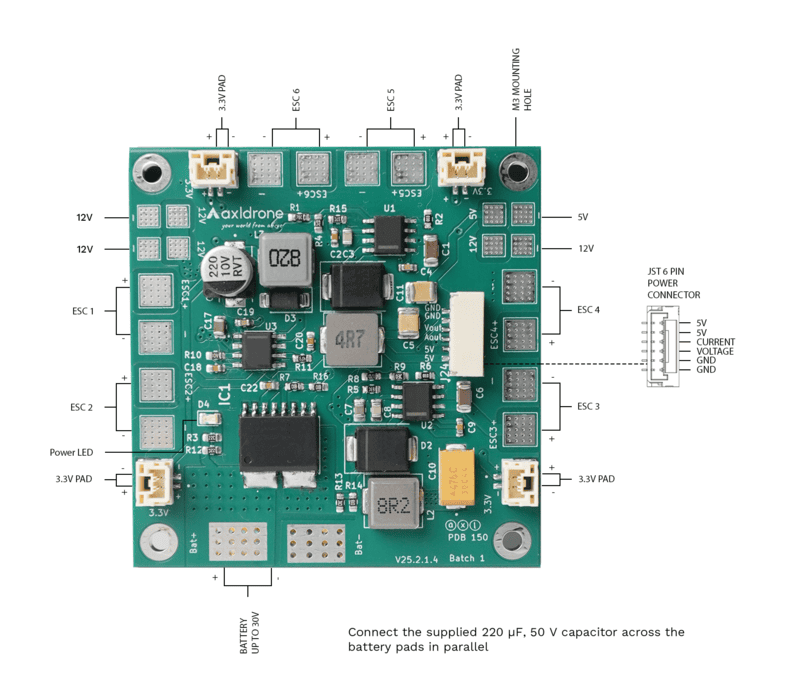 PDB 150A Power Distribution Board