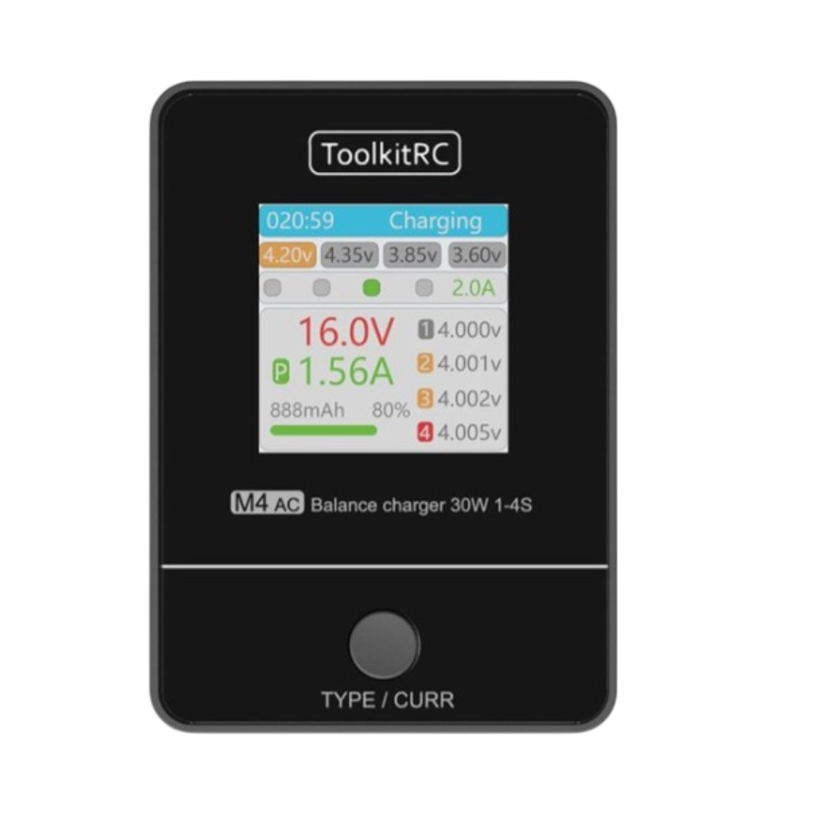 ToolkitRC M4AC 30W 2.5A Compact AC Balance Charger