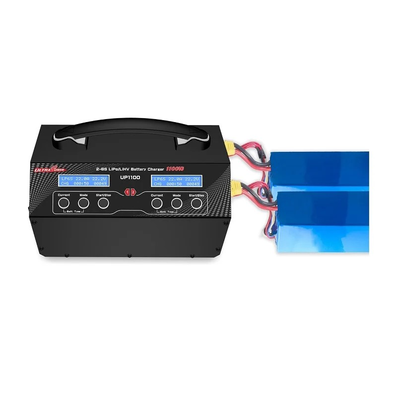 Ultra Power UP1100 2x550W 22A 2-6S Dual Channel UAV Drone Battery Charger
