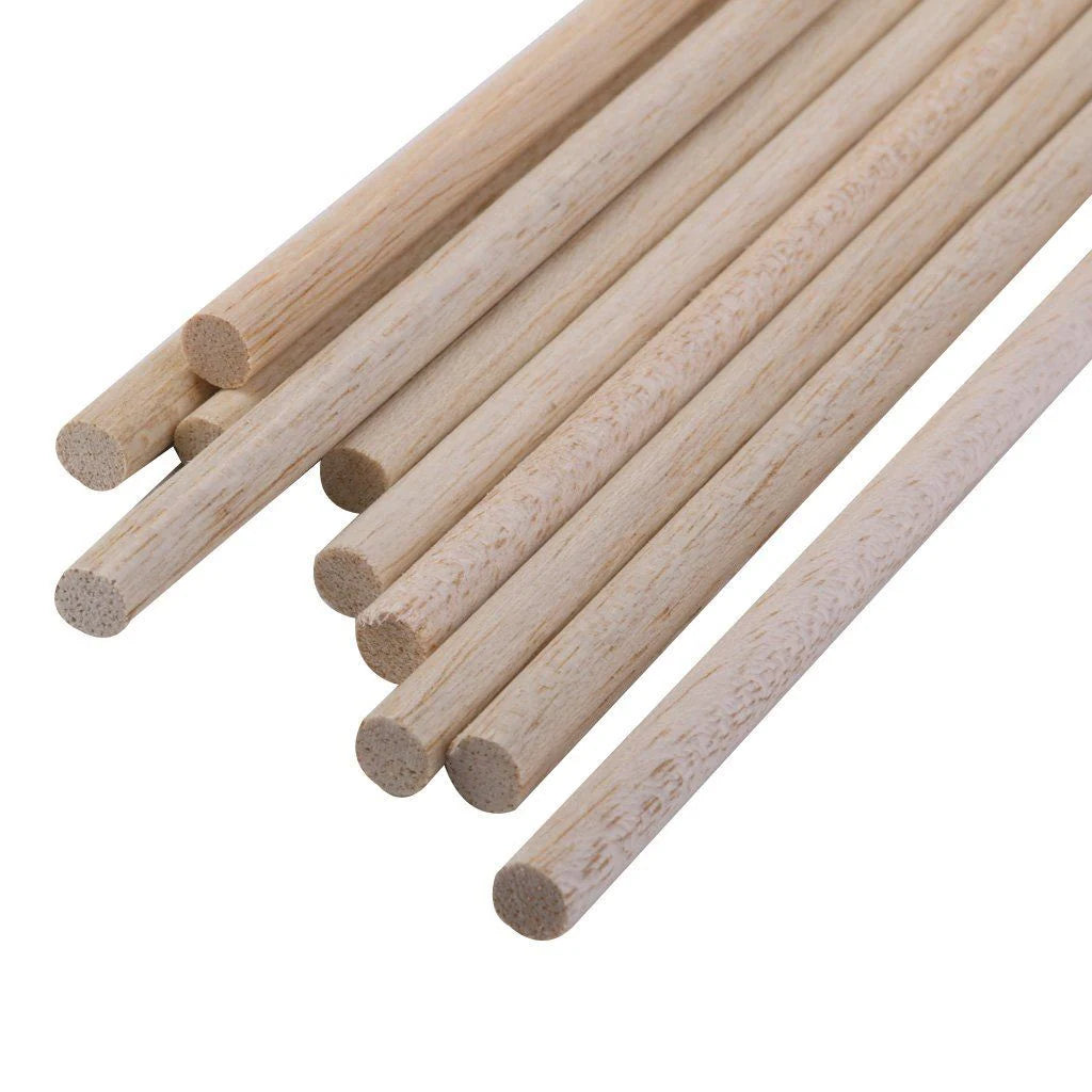 Balsa Wood Dowel 5mm x 1000mm – Pack of 5