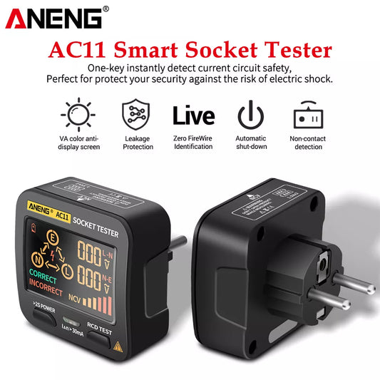 Digital Smart Socket Tester Detector
