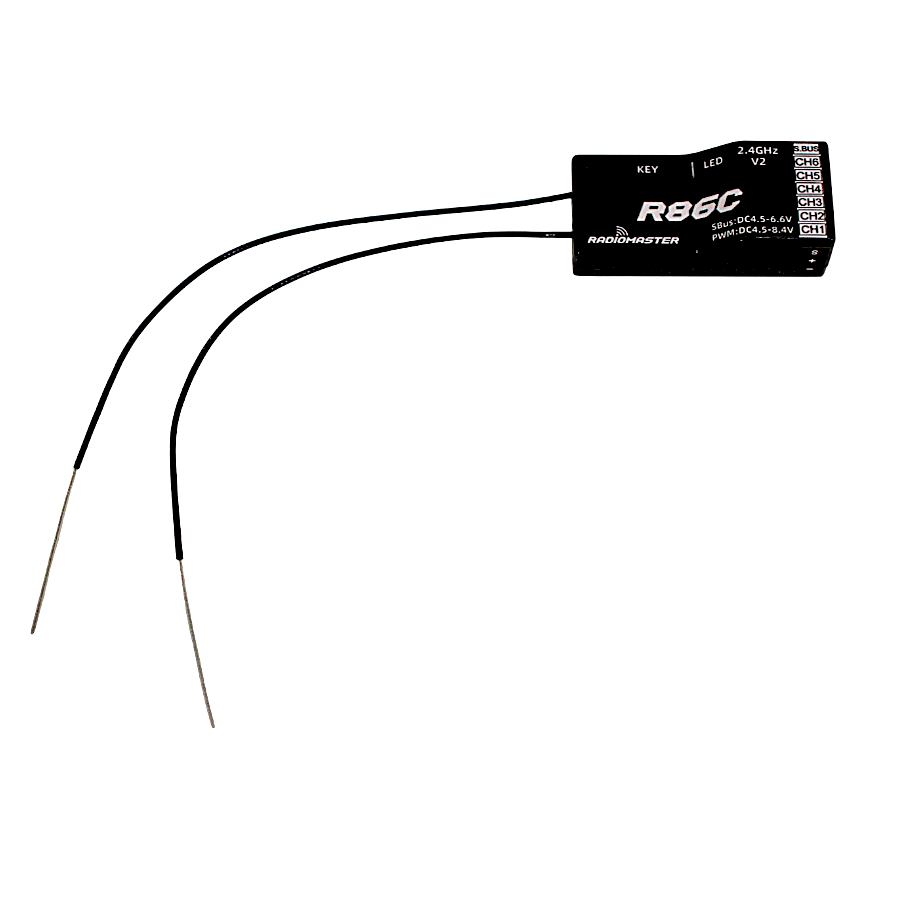 RadioMaster R86C V2 2.4GHz 8CH Receiver with SBUS and RSSI