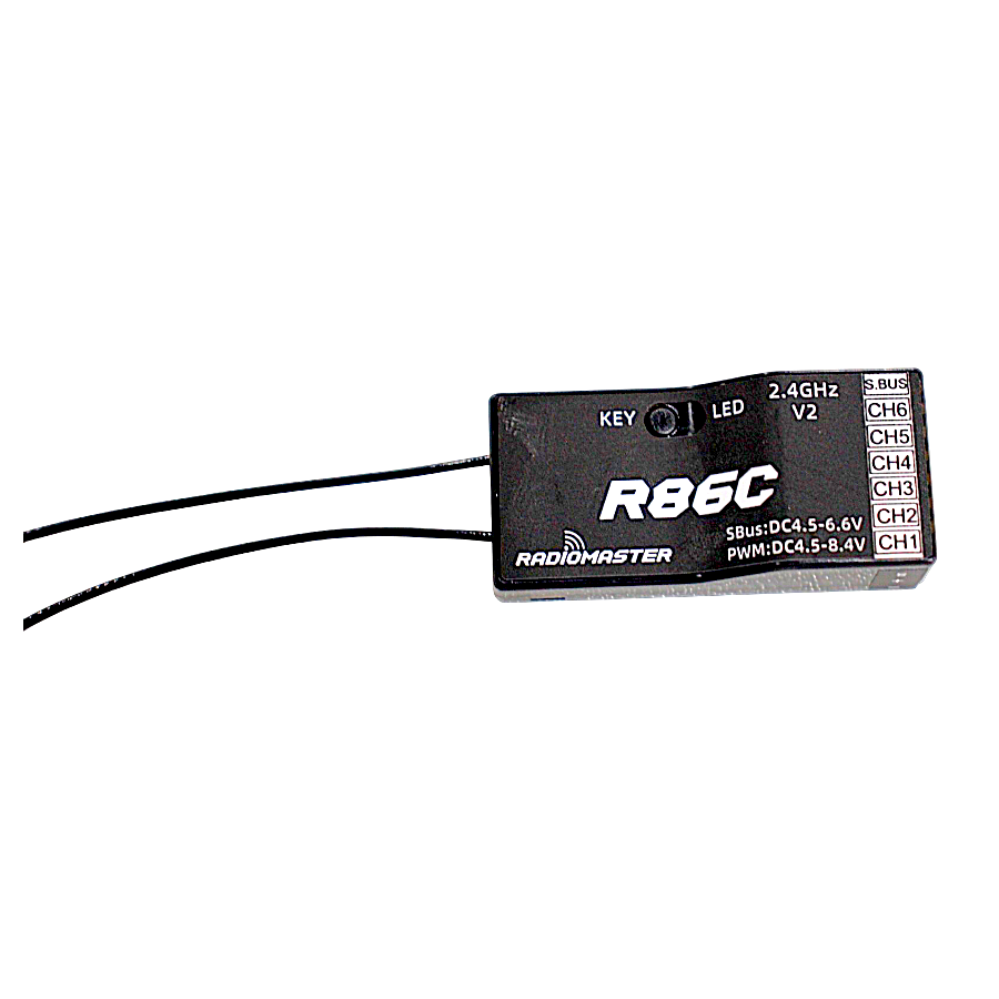RadioMaster R86C V2 2.4GHz 8CH Receiver with SBUS and RSSI