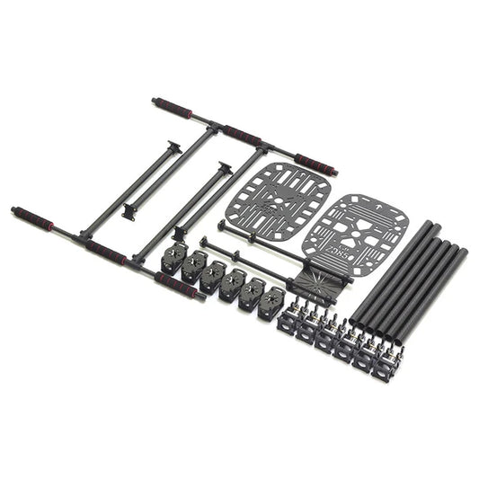 ZD850 Full Carbon Fiber Hexa-Rotor Frame with Unfoldable Landing Gear