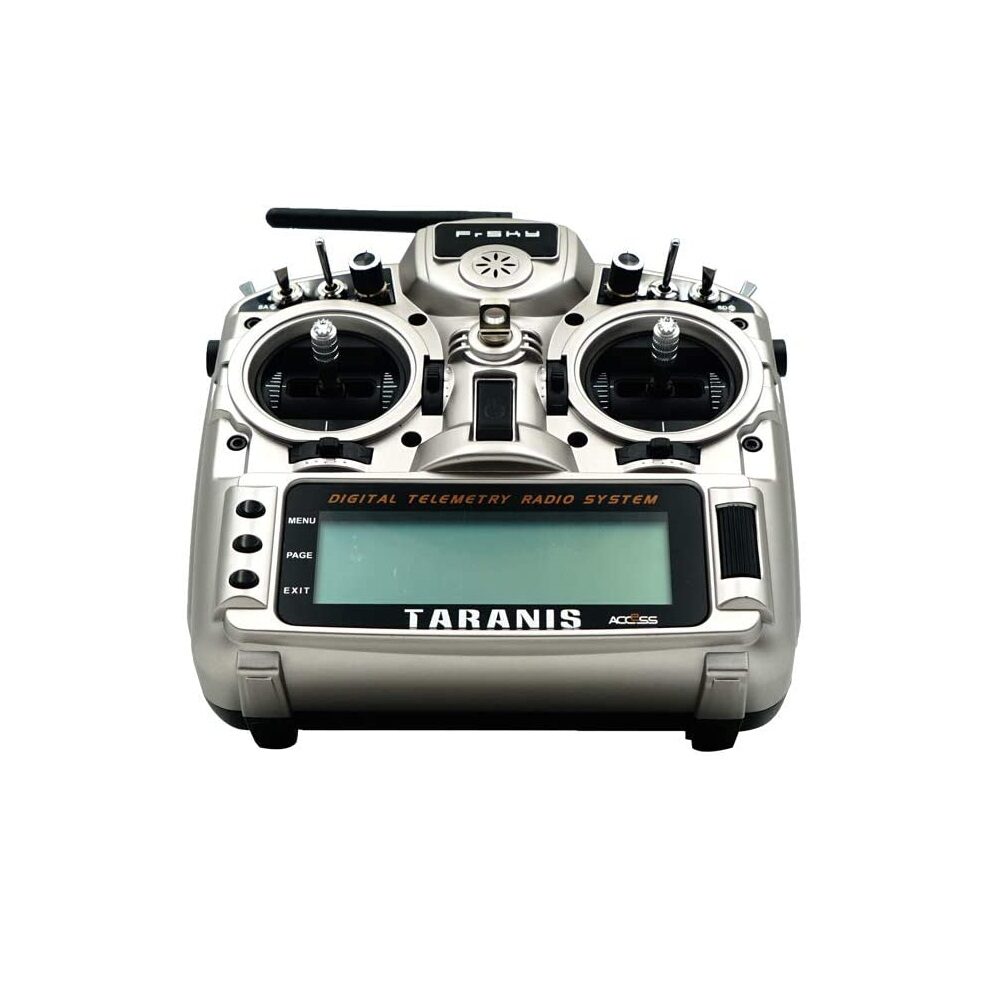 FrSky Taranis X9D Plus 2019 Digital Telemetry Remote Controller with R9M 2019 Module and R9MX Receiver - Silver