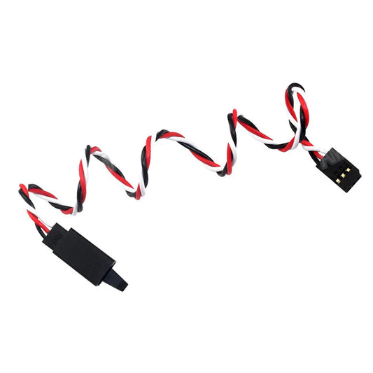 Twisted Futaba Servo Extension with Anti Skid Hook 50cm