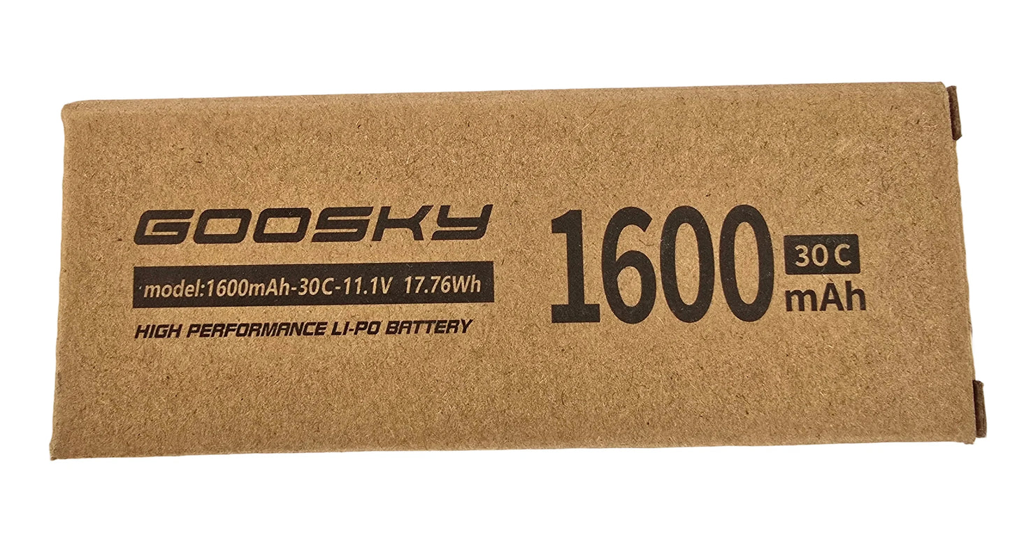 Goosky 1600mAh 3S Lithium Polymer (LiPo) Battery