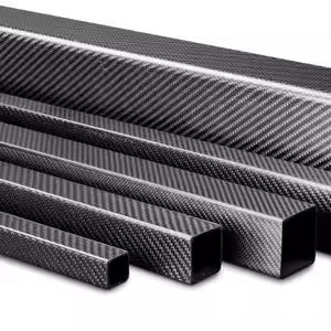 Square Carbon Fiber Tube Hollow in 25mm x 22mm x 1000mm Pack of 1PC
