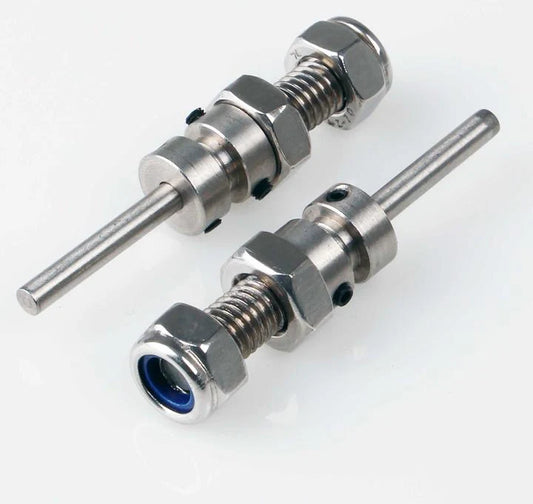 KUZA SS Wheel Axle M4 x 38mm