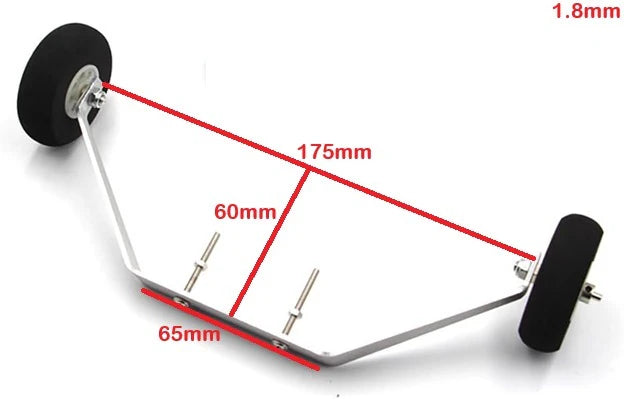 Aluminum Alloy Main Landing Gear 1.5mm