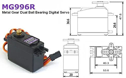 TowerPro MG996R High Torque Servo Motor - 180 Degree