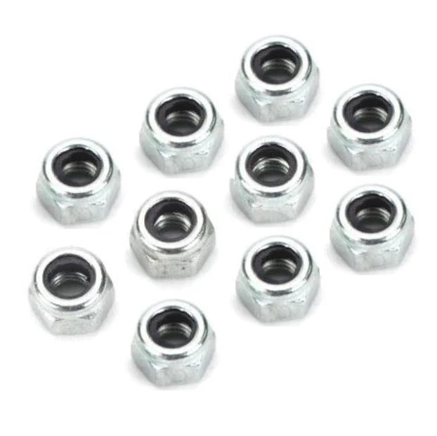 Nylon Insert Lock Nuts M4×4 (Pack of 10)
