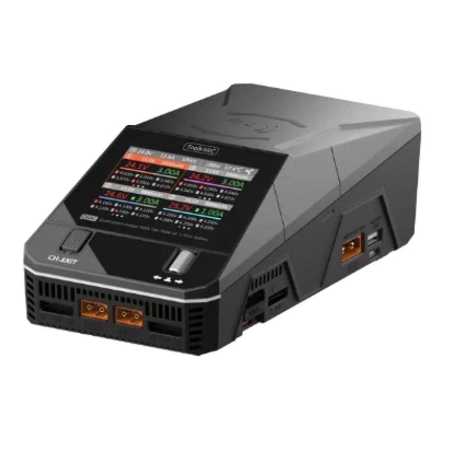ToolkitRC Q6AC 1-6S Quad Smart Charger - AC 250W / DC 1000W
