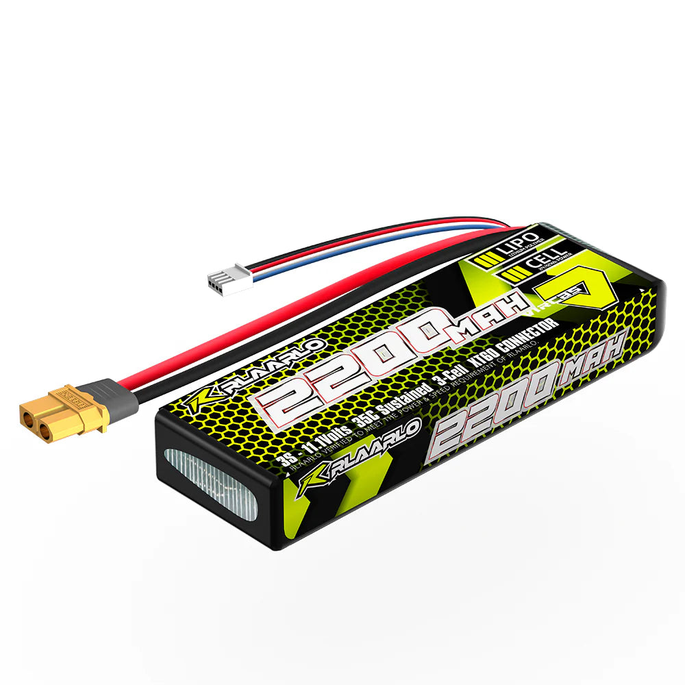 LIPO BATTERY 11.1V  3S 2200MAH WITH XT60 PLUG CONNECTOR