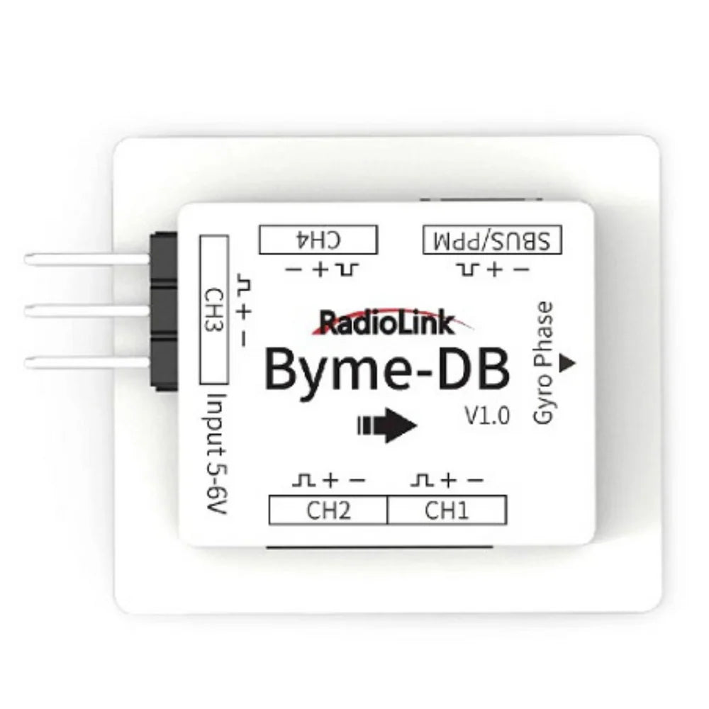 Flight Controller  Radiolink Byme-DB 4 Channel 3-Axis with Gyro Stabilizer for RC Planes
