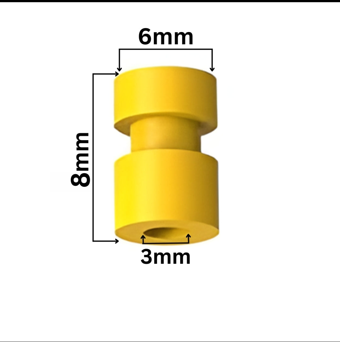 M3 Rubber Damper Balls For F4 Flight Controller (8×6×3) (4pcs).