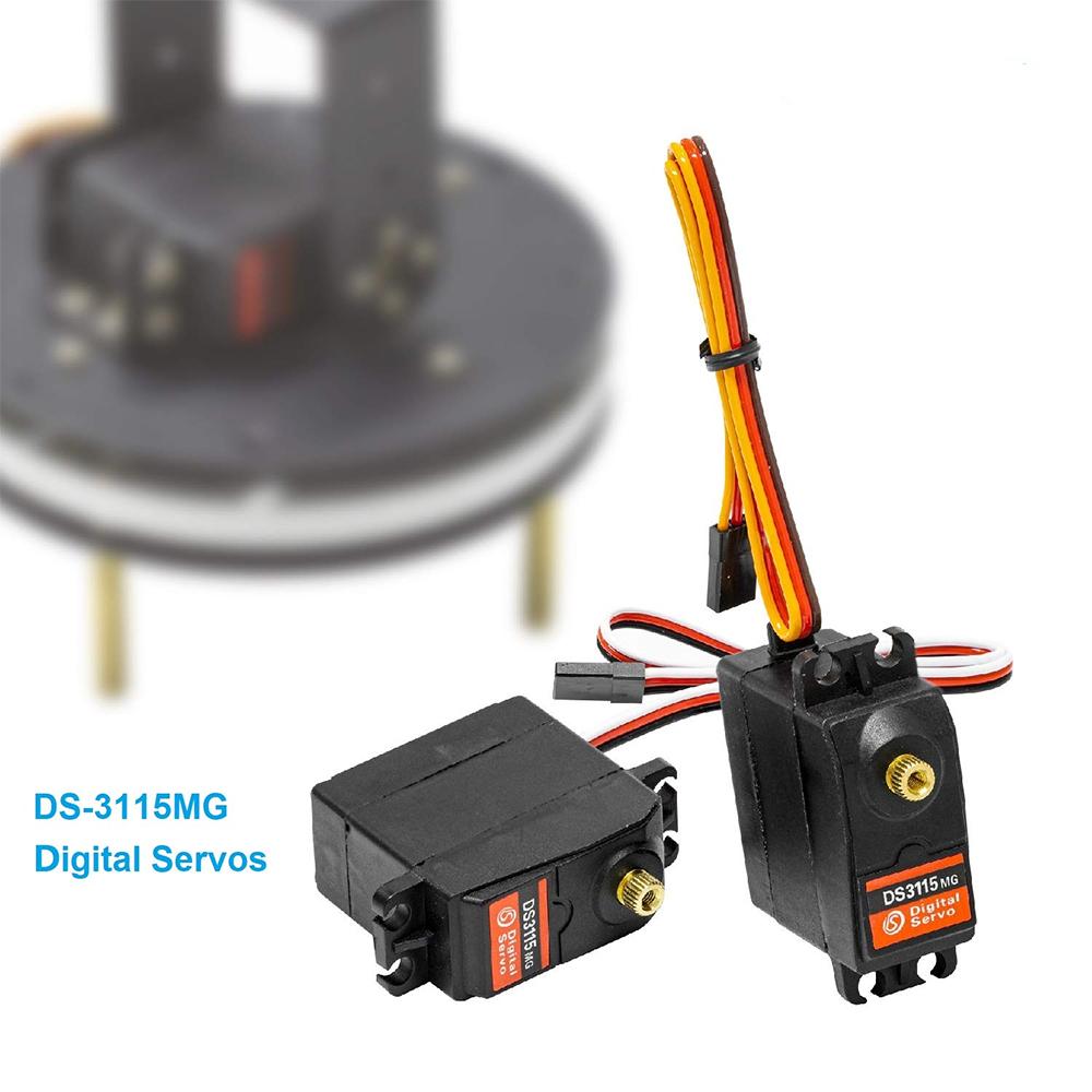 DS3115MG 15KG 270° Metal Gear Digital Servo Motor – High Torque for Arduino & RC