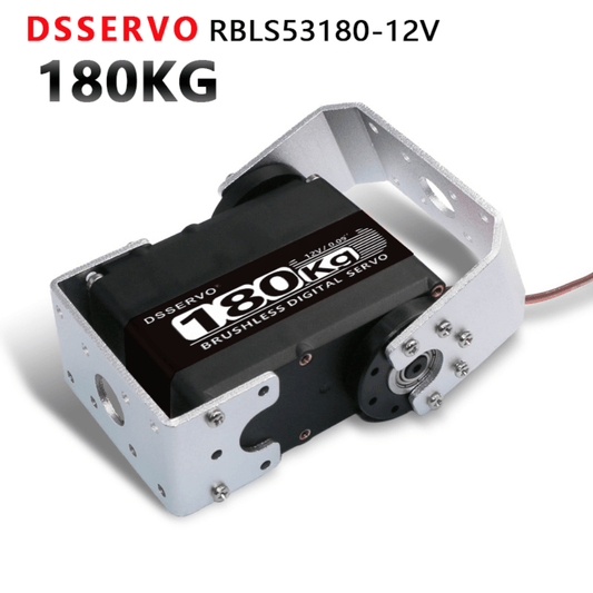 RBLS53180 Brushless Digital Servo 180KG Dual Shaft 270 Degree Full Metal Gear 12V