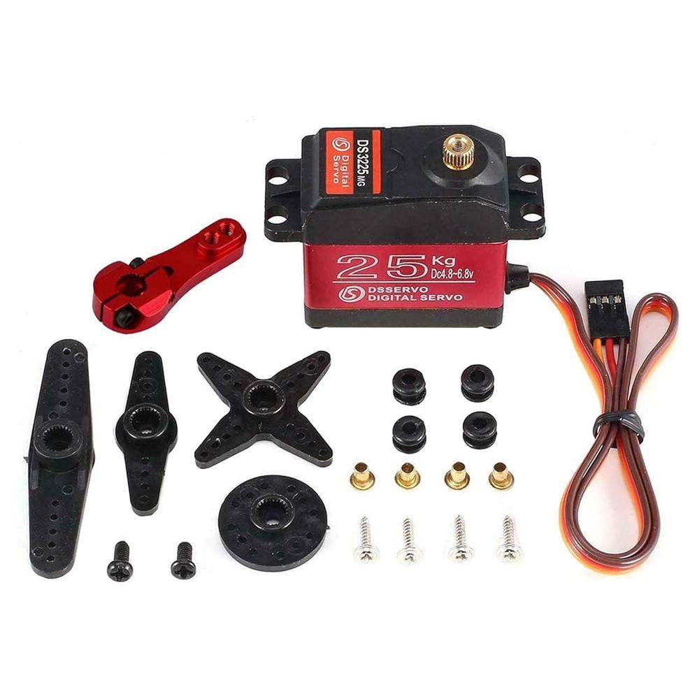 DS3225MG 25KG Metal Gear Digital Servo Motor – 180° High Torque