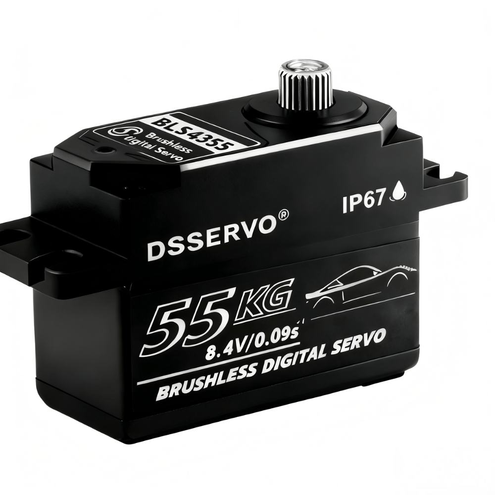 BLS4355 Brushless Digital Servo Motor 55KG 180 Degree Full Metal Gear HV